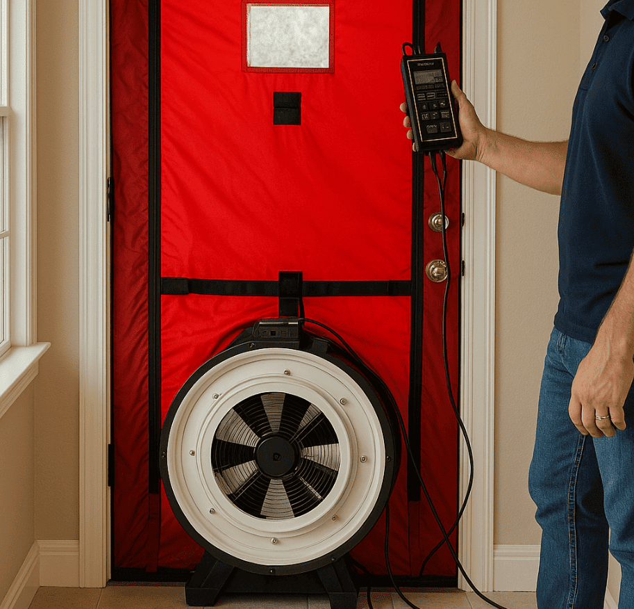 Blower Door Testing